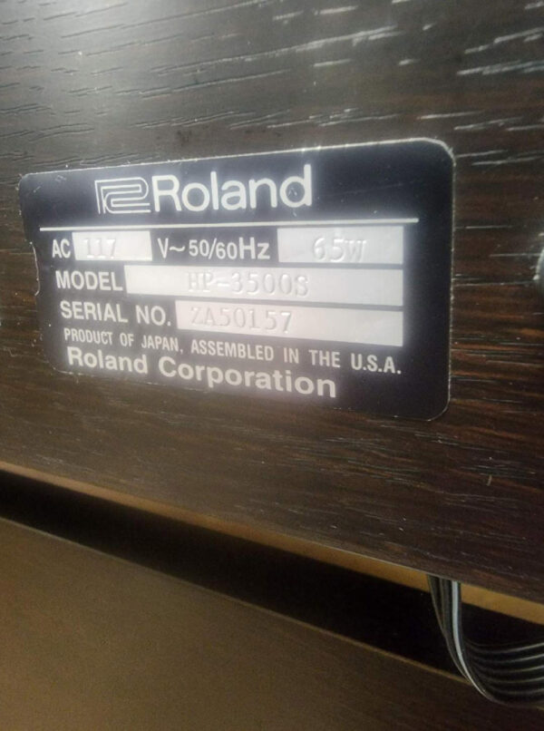 Roland HP-3500S Digital Piano – Used, Excellent Condition - Image 5