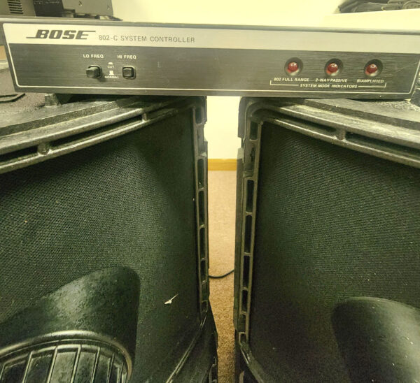 Bose 802 Series II PA Speakers (4x) + 802-E Active EQ – Excellent Condition - Image 2
